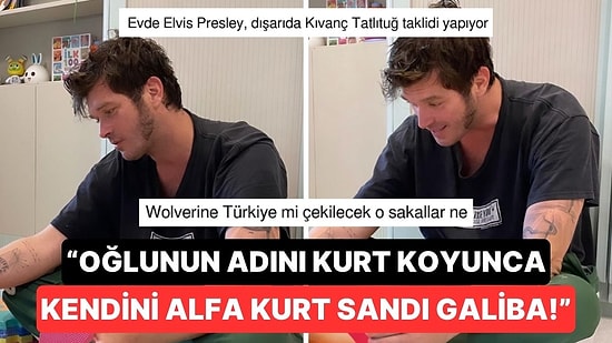 Kurt Efe'yle Oynayan Kıvanç Tatlıtuğ'un Ev Hali Pozlarında Karizması Değil Sakalı Dikkat Çekti!