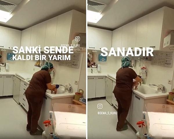 Bulaşık yıkama işlemine benzetilen ancak emin ellerde profesyonelce yıkanan bebeğin o anları sosyal medyada viral oldu.