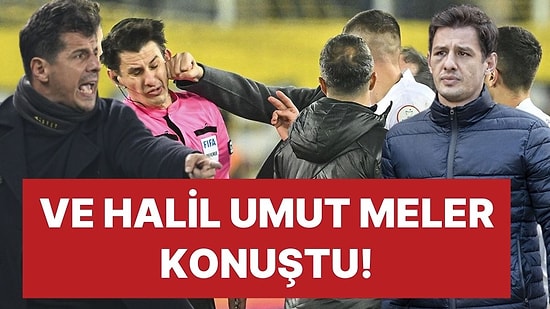 Hakem Halil Umut Meler'den Saldırı Sonrası İlk Röportaj! Doğrudan Emre Belözoğlu'nu Suçladı
