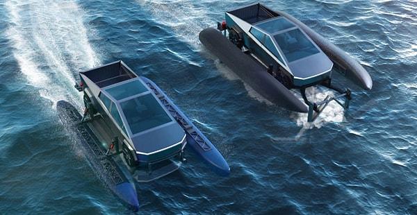 Musk'ın ifadelerine göre bu modifikasyon sayesinde Cybertruck, derin su birikintilerinde en az 100 metre mesafe kat edebilecek.
