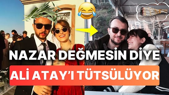 Eşi Ali Atay'a Nazar Değmesin Diye Adaçayıyla Tütsülediğini Söyleyen Hazal Kaya'nın Totemi
