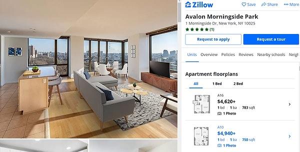 Manhattan da İstanbul gibi gözde bir şehir, bakınca kiralar bölgelere göre değişkenlik gösteriyor. 1+1 evler 2 bin dolara da var, 10 bin dolara da. Aynı şekilde 2+1 ya da 3+1'lerde de fiyatlar çok değişiyor. Ortalama olanlara baktık.