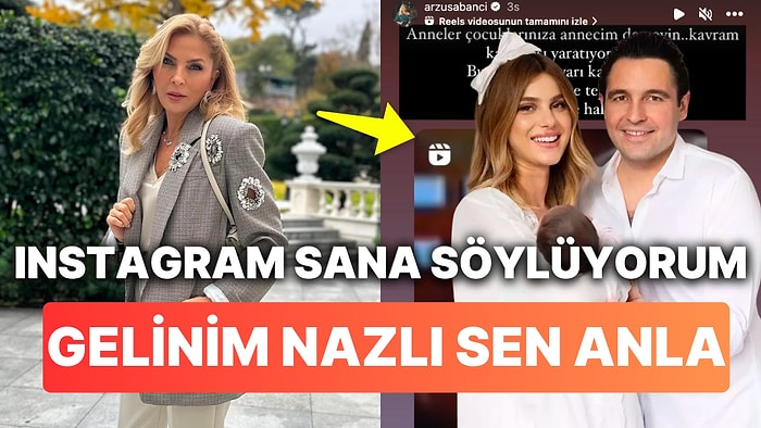 Arzu Sabancı'nın Göndermeli "Annelik" Paylaşımının Gelini Nazlı Sabancı'ya Olup Olmadığı Merak Edildi