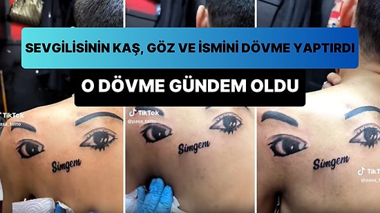 Brooklyn Beckham'a Özenip Sevgilisinin Kaş, Göz ve İsmini Sırtına Dövme Yaptıran Adam