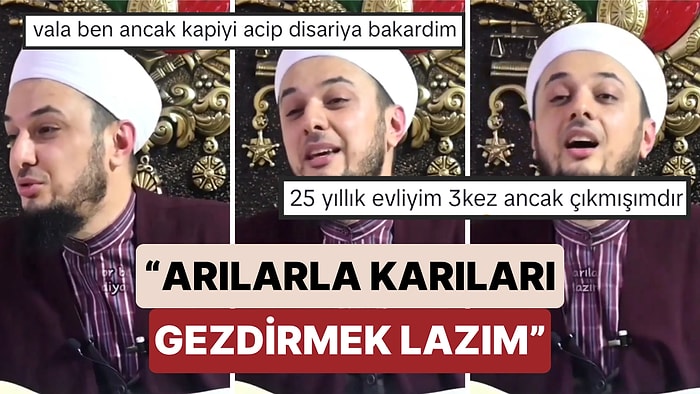 "Arılarla Karıları Gezdirmek Lazım" Diyerek Tuhaf Bir Açıklama Yapan Hocanın Videosuna Gelen Yorumlar Kahretti
