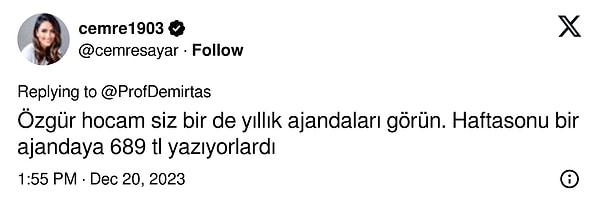 Yorumlar çok farklı başlıklardaydı.