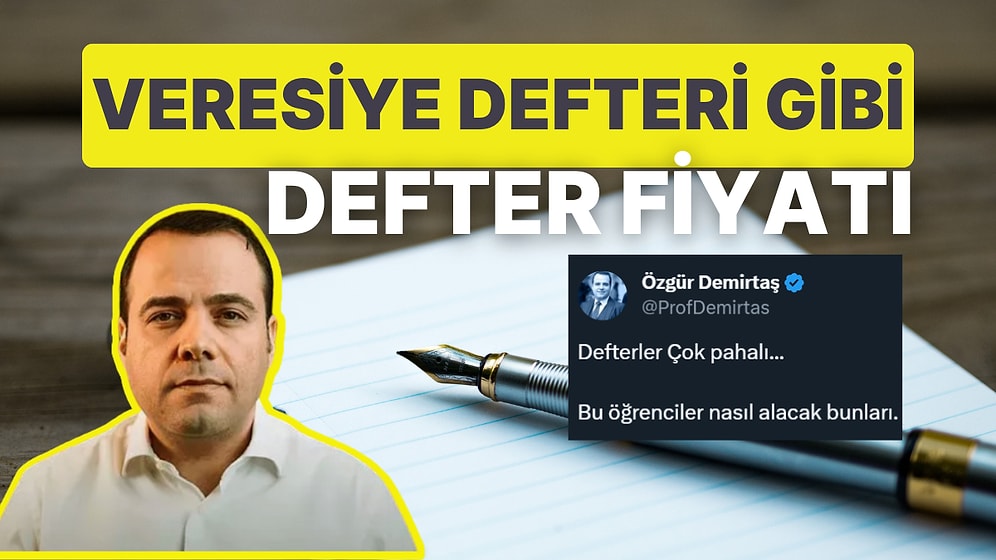 Özgür Demirtaş'ın Baktığı Defterlerin Fiyatı Tartışma Yarattı