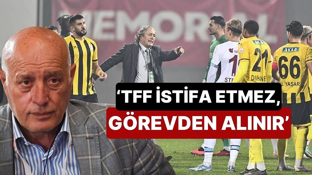 Takımını Maçtan Çeken İstanbulspor Başkanı Sarıalioğlu'ndan İlk Açıklama: 'TFF İstifa Etmez, Görevden Alınır'
