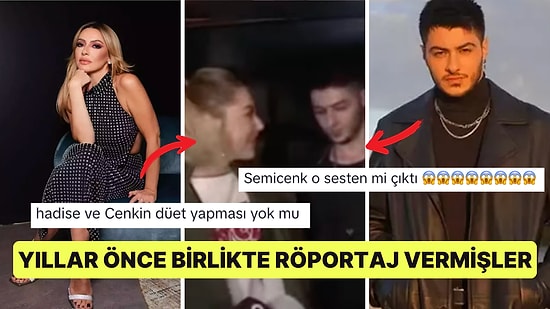 O Ses Türkiye İle Yıldızı Parlayan Semicenk'in Hadise ile Basına Röportaj Verdiği Anlar Tekrar Gündem Oldu!