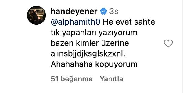Hande Yener'in sahte tıklanma iddialarına cevap vermesi ise ortalığı iyiden iyiye karıştırdı.