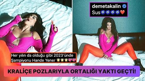 Hande Yener'in 2023'ü Mutlulukla Geride Bırakırken "Şımardığı" Benden Bir Tane Daha Yok Pozları Ortalığı Yaktı