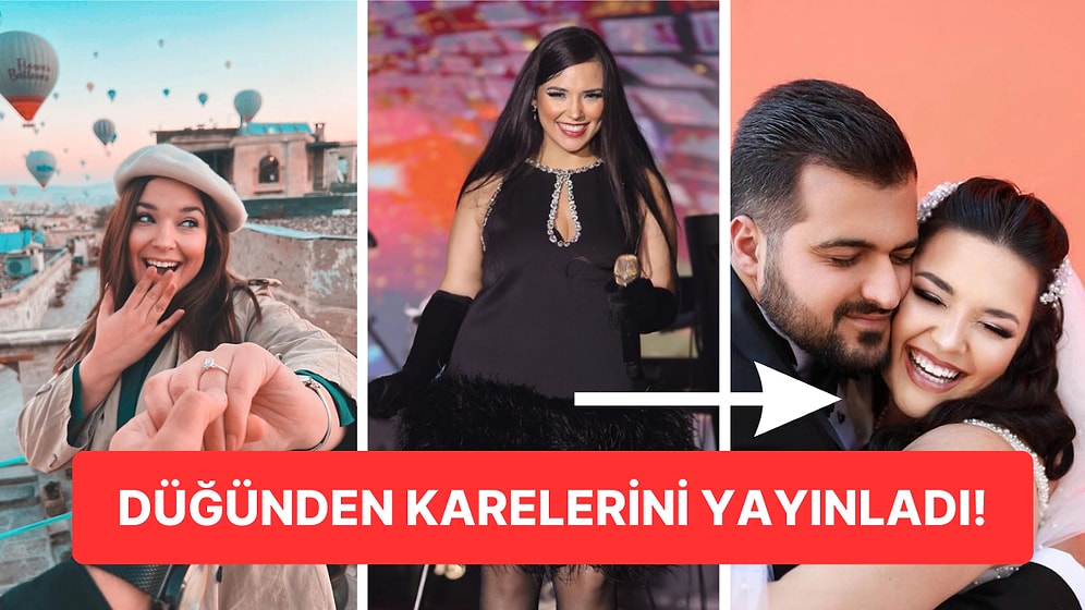 Sessiz Sedasız Evlenen Şarkıcı Tuğçe Kandemir Düğündeki Birbirinden Mutlu Anlarını İlk Kez Paylaştı!