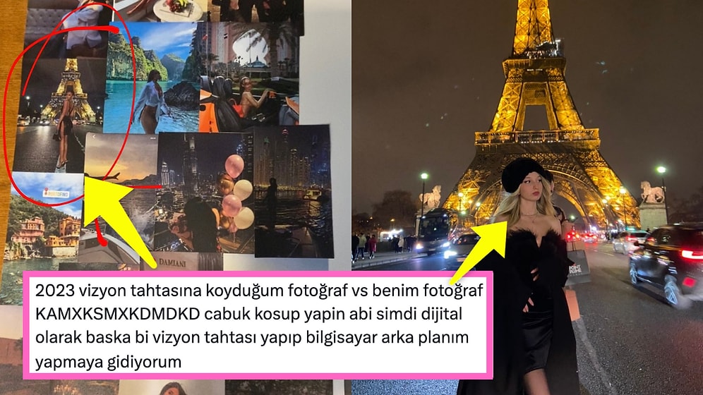 Vision Board/Hayal Tahtasıyla Hayallerinin Gerçek Olduğunu Söyleyen Kişi Tüm Umutları Yeniden Yeşertti!