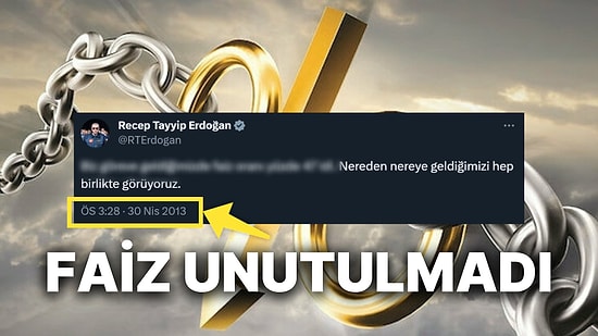 Cumhurbaşkanı Erdoğan'ın 10 Yıl Önceki Paylaşımı Faiz Artınca Yeniden Gündem Oldu