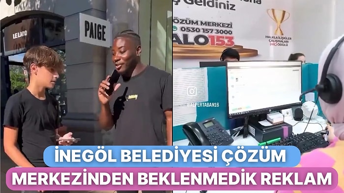 İnegöl Belediyesi Çözüm Merkezinin Yaptığı Reklam Sizi de Çok Etkileyecek