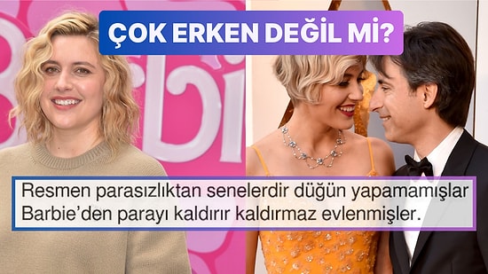 Barbie'nin Yönetmeni Greta Gerwig, İki Çocuğunun Babası 12 Yıllık Sevgilisiyle Evlendi