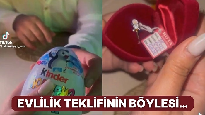 Sürpriz Yumurtaya Sakladığı Yüzükle Evlilik Teklifi Eden Adamın Yaratıcılığına Beğeni Yağdı
