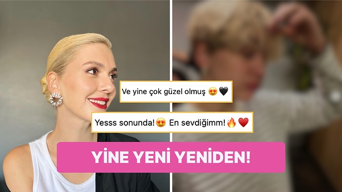 Yine ve Yeniden İmaj Değişikliğine Giden Bergüzar Korel'in Yeni Tarzı Çok Beğenildi