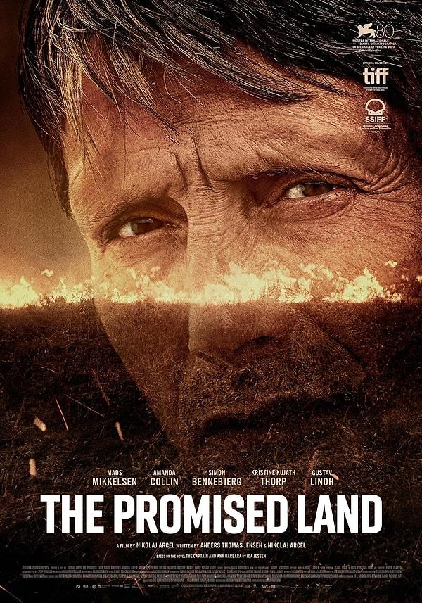“The Promised Land” Ludvig Kahlen'in gerçek hikayesini anlatıyor. Bu hikayede kral adına bir koloni inşa etmek hedefiyle Danimarka fundalıklarını fethetmeye çalışan yoksul bir kaptanın yaşadıkları anlatılıyor.