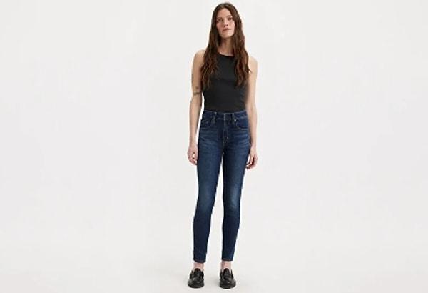 11. Levi's 721 High Rise Skinny Kadın Jean Pantolon