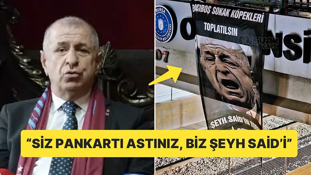 Ümit Özdağ’ı Çıldırtan Pankart: “Siz Pankartı Astınız Biz Şeyh Said’i”