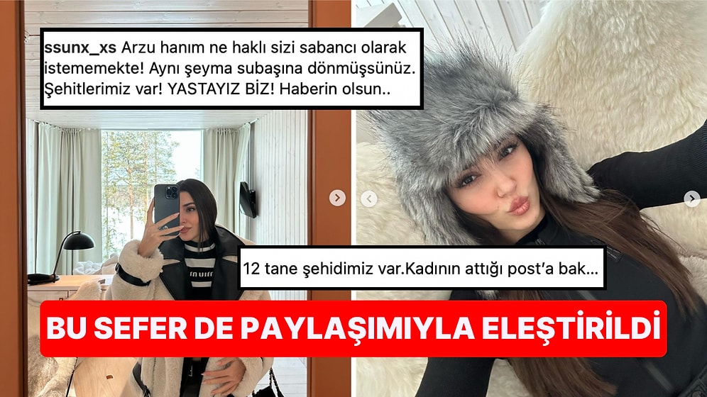 Şehit Haberlerinden Sonra Kar Pozları Paylaşan Hande Erçel Eleştiri Yağmuruna Tutuldu