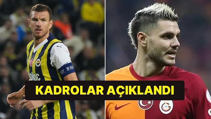 Fenerbahçe - Galatasaray Derbisinde İlk 11'ler Belli Oldu!