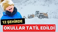 Eğitime Kar Engeli, 12 Şehirde Okullar Tatil Edildi: İşte Kar Tatili Verilen İller