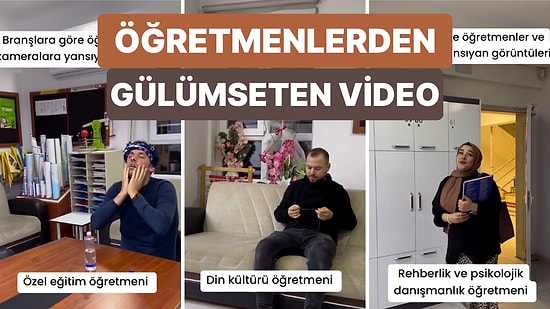 Öğretmenler Branşlarına Göre Öğretmenler Odasında Nasıl Vakit Geçirdiğini Canlandırdı