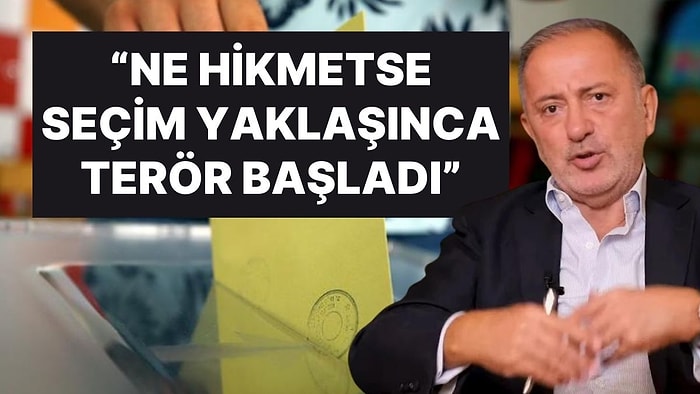 Fatih Altaylı'dan Seçim ve Terör Yazısı: "Ne Hikmetse Seçim Yaklaşınca Terör Kendini Göstermeye Başladı"