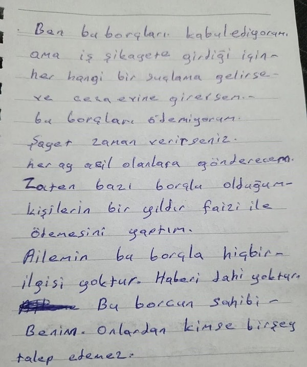 Kendisi hakkında 15 kişinin şikayette bulunduğunu öğrenince ses kaydı yolladı