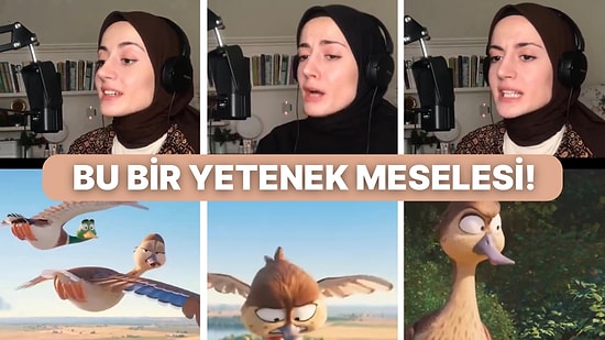 ‘Ördeklerin Göçü’ Adlı Animasyon Filminin Karakterlerini Seslendiren Yetenekli Kadın Beğeni Topladı
