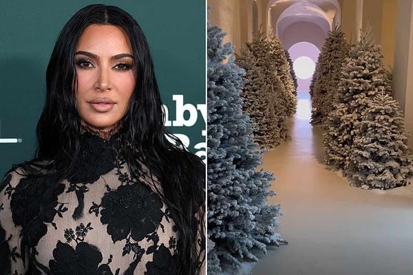 Yeni yıl heyecanının pek saramadığı Kardashian'ın evindeki renksiz Noel süslemeleri gören herkesi dumur etmişti.