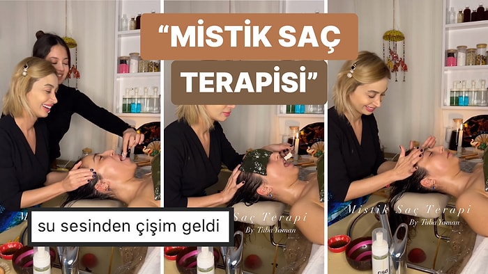 Sosyal Medyada Şimdi de Lokum İkramlı Mistik Saç Terapisi Görüntüleri Viral Oldu