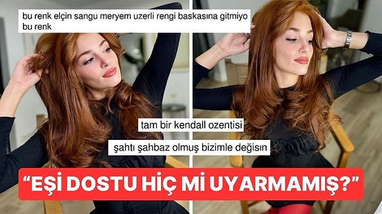 Kumral Güzeli Hande Erçel Saç Rengi Değişikliğine Gitti: Elçin Sangu'dan Hallice Kızıl Tarzı Dillere Düştü!