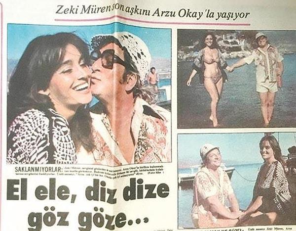 Arzu Okay yine 14 yaşındayken fotoromanda Zeki Müren'le oynamış. Bazı gazeteler Arzu Okay ve Zeki Müren'in aşk yaşadığını haber yapmış.