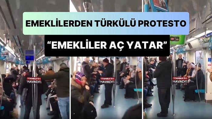 Selda Bağcan’ın 'Dam Üstünde Çul Serer' Türküsünü  Kendilerine Uyarlayan Emekliler: 'Emekliler Aç Yatar'
