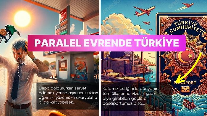 Başka Bir Evrende! Yapay Zekayla Oluşturulmuş Paralel Evrende Türkiye Manzaralarını Görünce İçiniz Gidecek