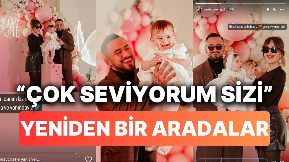 Selin Ciğerci ve Eski Eşi Gökhan Çıra Kızlarının Doğum Günü İçin Yeniden Bir Araya Geldi