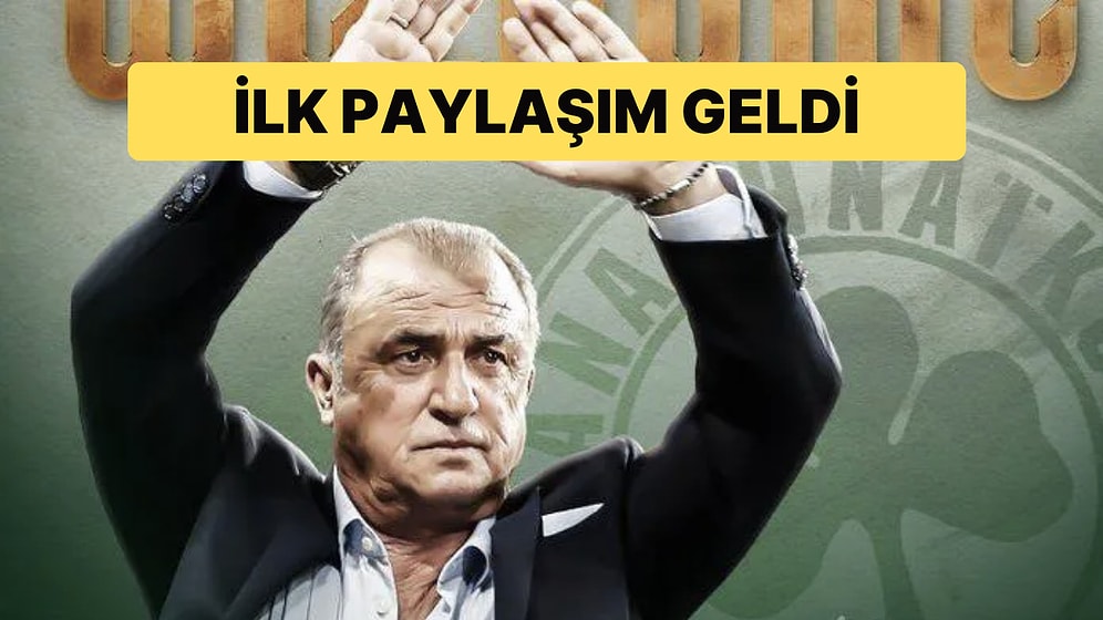 Fatih Terim Resmen Panathinaikos’ta: İlk Paylaşım Geldi