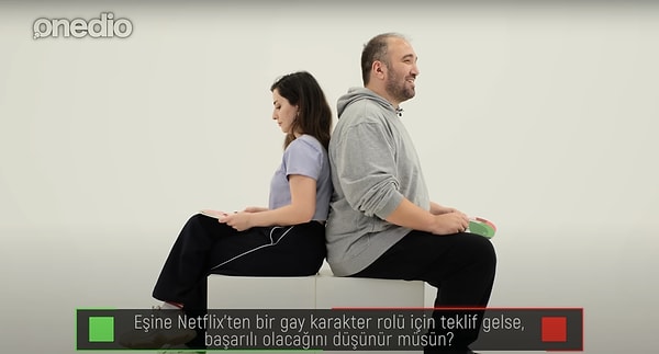 Sıra birazcık zor bir sorumuzda! Eşine Netflix'ten bir gay karakter rolü için teklif gelse...