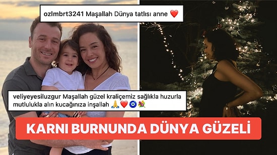 İkinci Çocuğuna Hamile Olan Tescilli Dünya Güzeli Azra Akın Karnı Burnunda Pozlarını Paylaştı