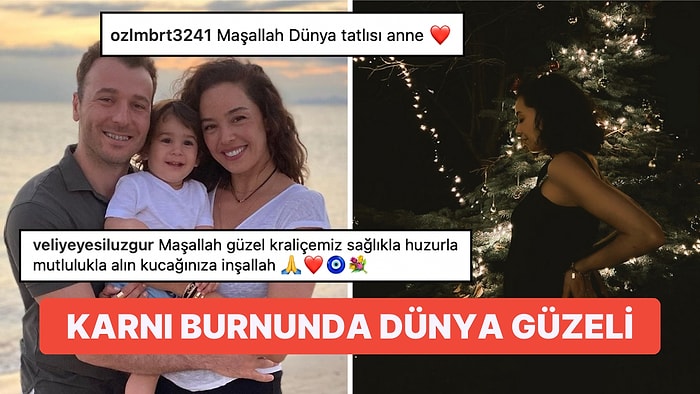 İkinci Çocuğuna Hamile Olan Tescilli Dünya Güzeli Azra Akın Karnı Burnunda Pozlarını Paylaştı