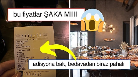 Eskişehir'de Bir Kafede Üç Kişilik Yemek ve Alkole Gelen Hesap Görenleri Hayrete Düşürdü!
