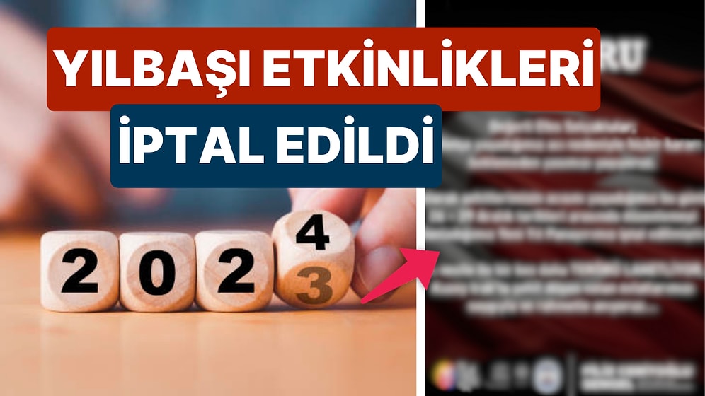 Egeli Belediyelerden Yılbaşı Etkinliklerine İlişkin İptal Duyuruları Peş Peşe Geldi! "Yastayız"