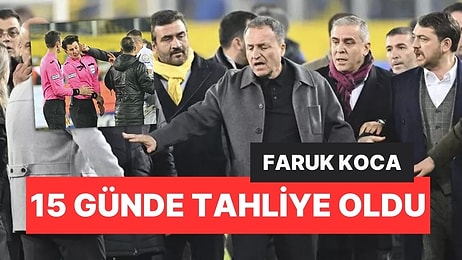 Hakem Umut Meler'e Yaptığı Yumruklu Saldırı Sonrası Tutuklanan Faruk Koca Tahliye Edildi!