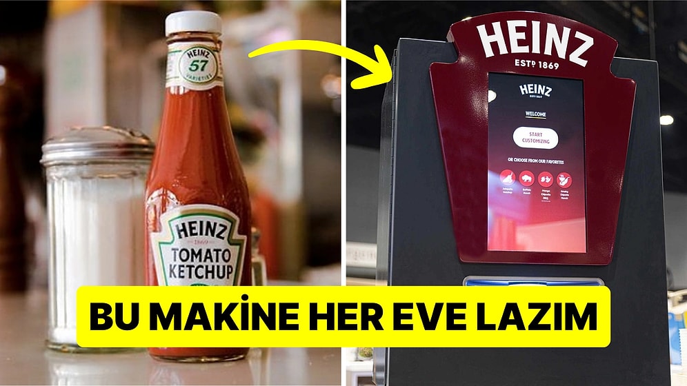 Heinz'ın 200 Farklı Sos Üretebilen Remix Sos Makinesi Time Dergisi'nin En İyi 100 İcat Listesine Girdi