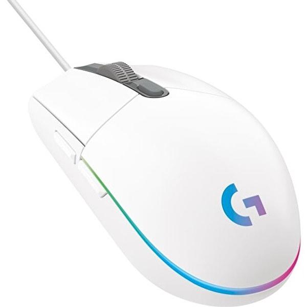 2. Logitech G G102 LIGHTSYNC RGB Aydınlatmalı 8.000 DPI Kablolu Oyuncu Mouse - Beyaz