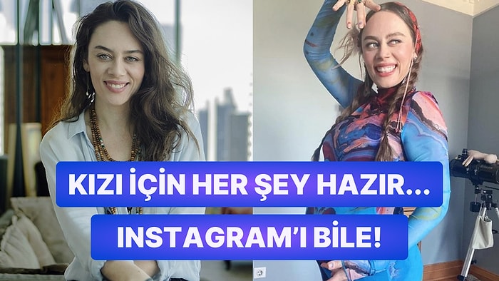 Ana Her Yerde Ana! Demet Evgar, Kızı Mavi İçin Instagram İsim Hakkını Şimdiden Satın Aldı