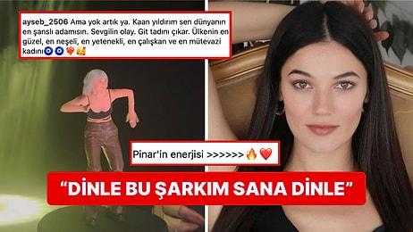 Pınar Deniz'in Dans Ettiği Eğlenceli Paylaşımındaki Enerjisi "Hayat Kaan Yıldırım'a Güzel" Dedirtti